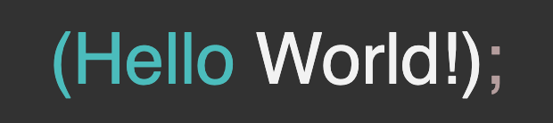 The Hello World Program