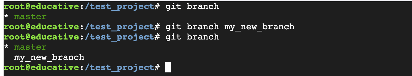 Creating a Branch