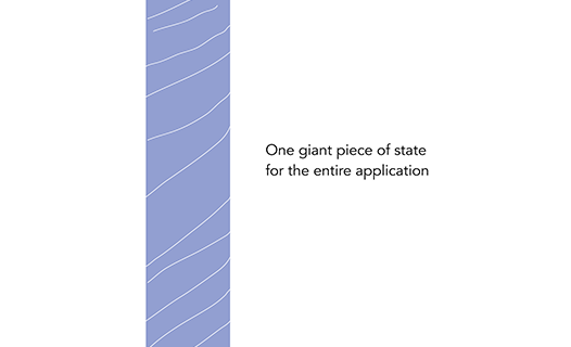 An application state represented as a single entity 