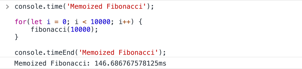 Memoized Fibonacci in JavaScript for Efficient Computation