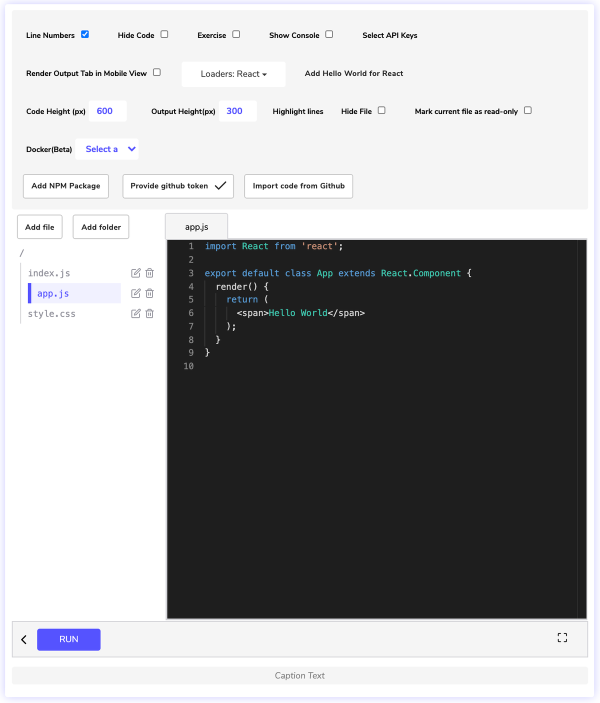 Single Page App Widget Create Courses Using Educative's Publishing