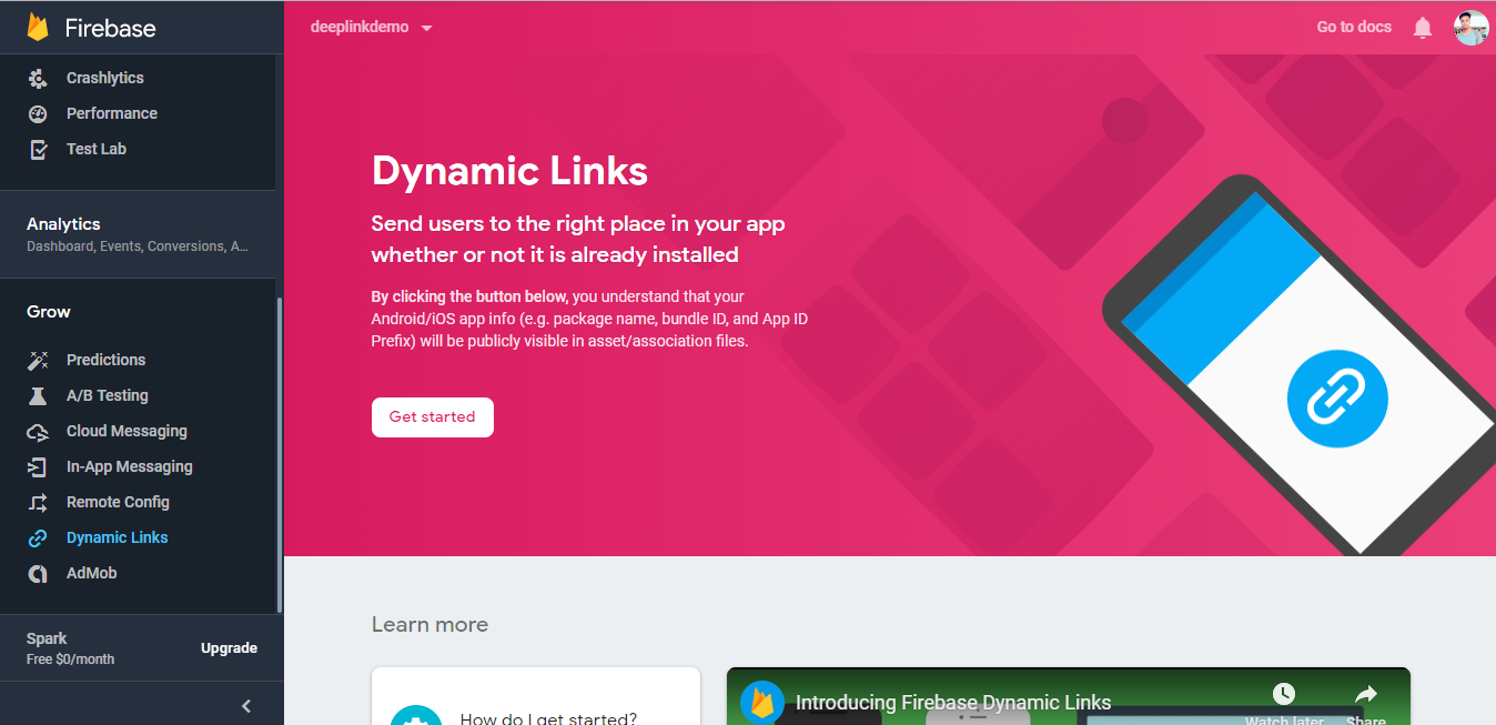 Testing Dynamic Links In React Native