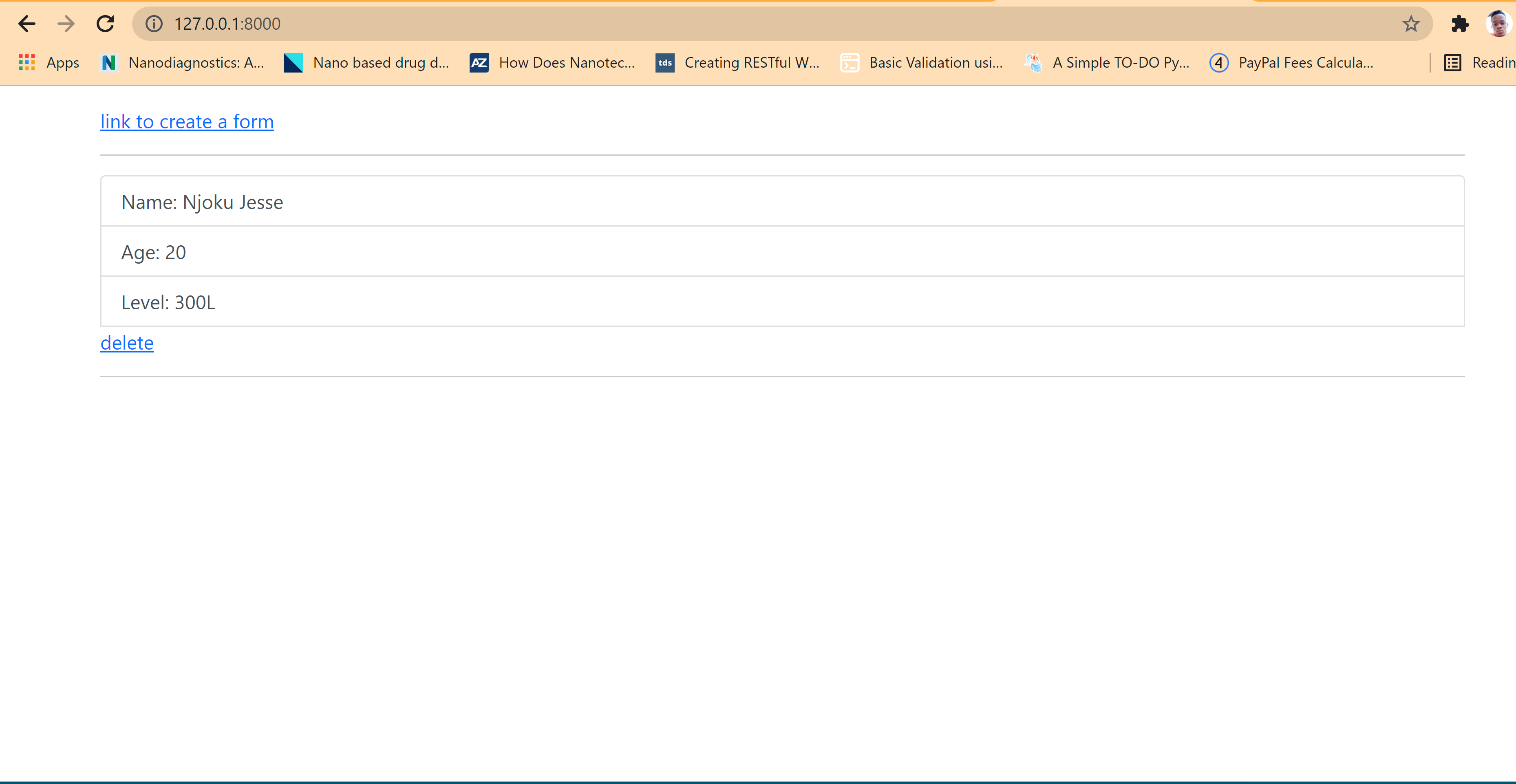 How to create a delete view function using Django