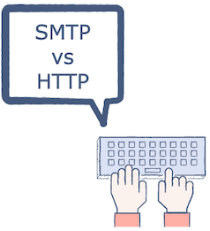 SMTP vs. HTTP