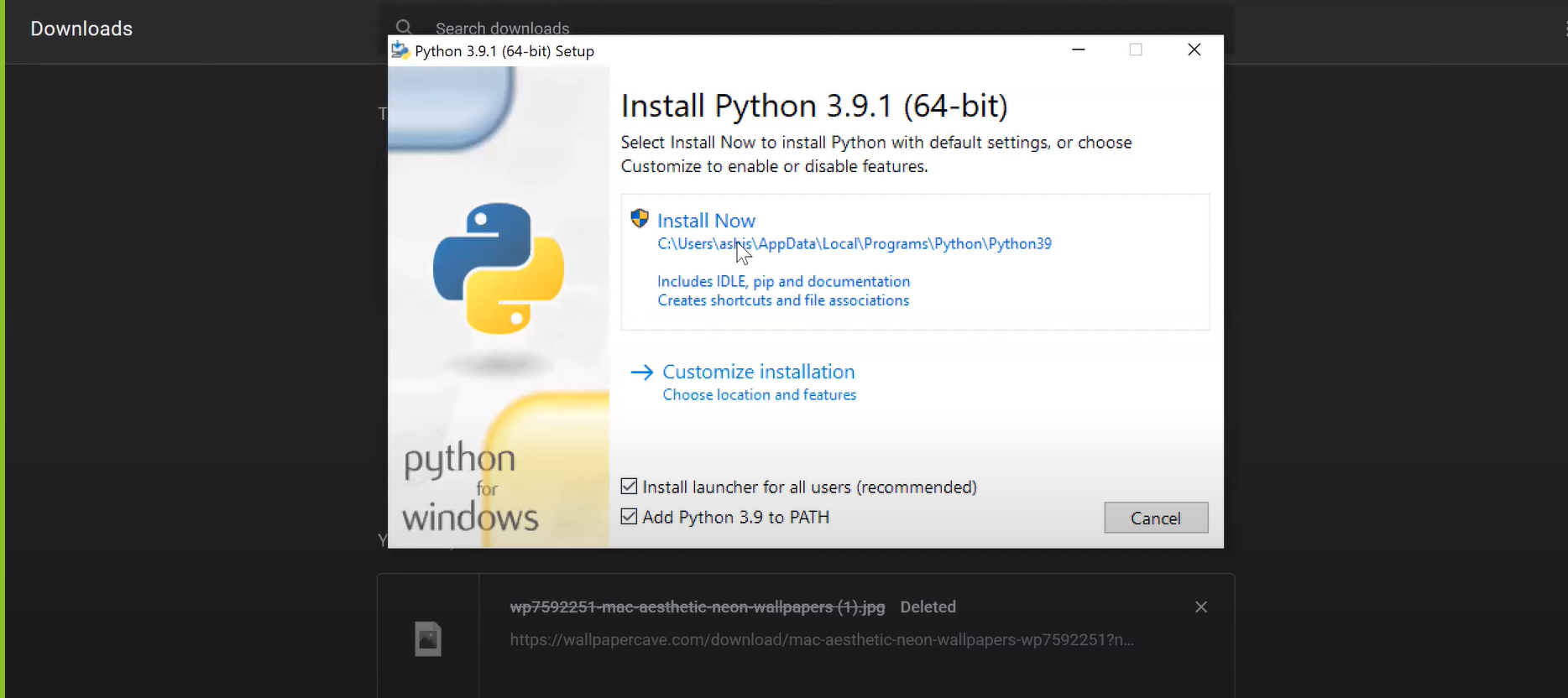 How to install Python
