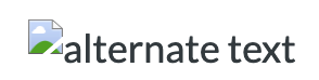 Image for alternate text with image tag