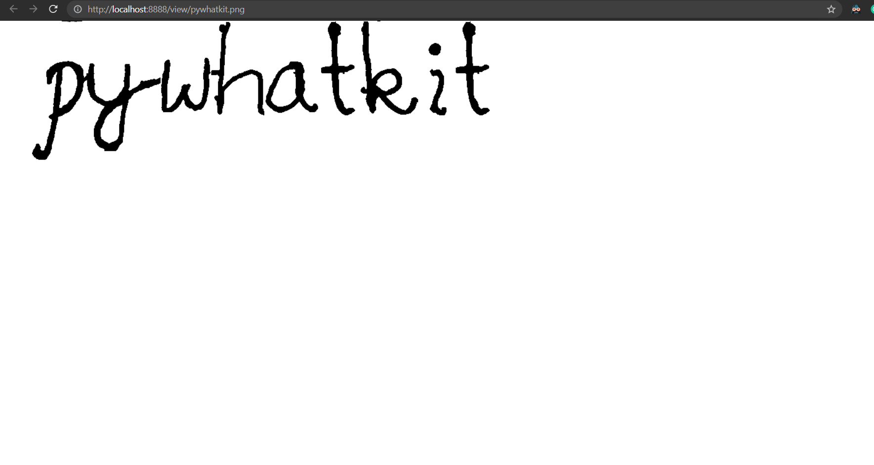 How to convert text to handwriting using Python