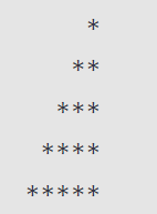 How to display a right triangle pattern in JavaScript