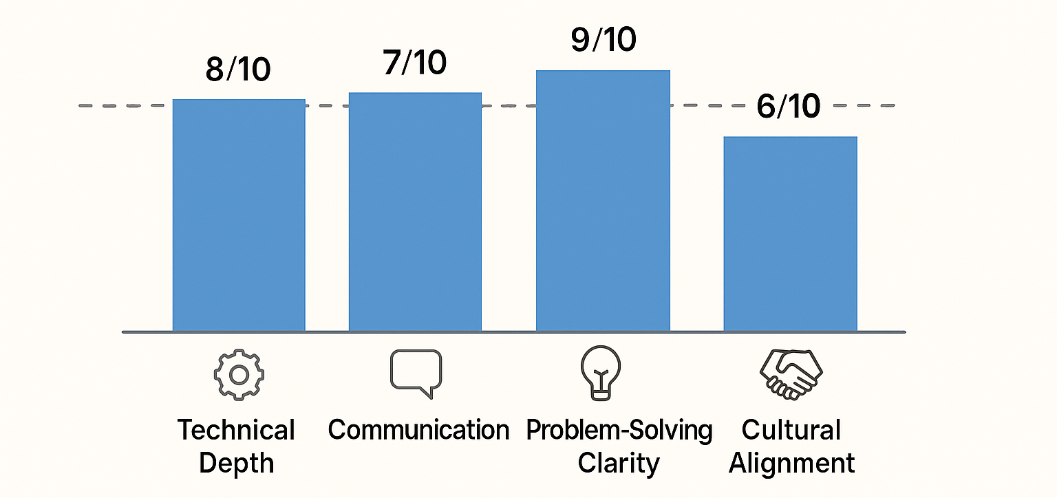 Apple Phase 1 Interview Scoring Example