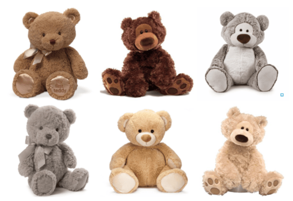 Collections of teddy bears