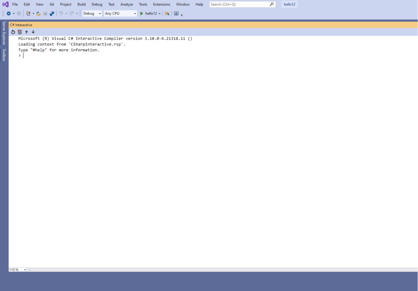 How to launch a C# REPL or interactive compiler in Visual Studio