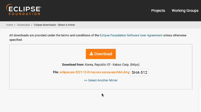Choosing the closest download mirror site