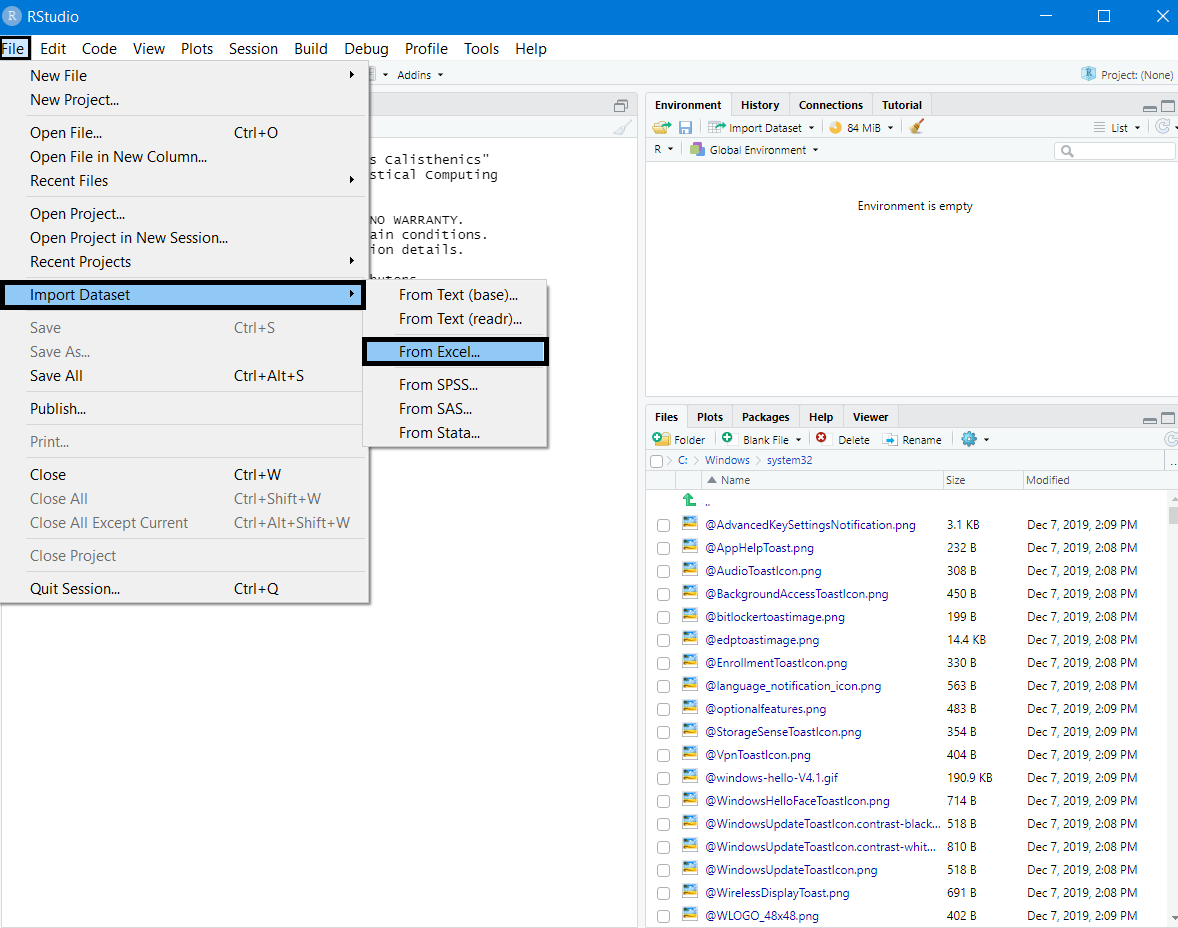 How to import CSV and text files in R