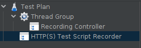 Jmeter test script recorder
