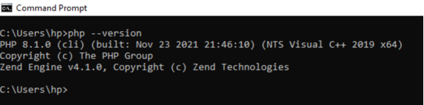 How to install PHP 8 on Windows