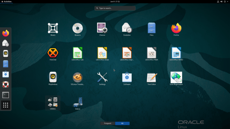 Oracle Linux 8.4