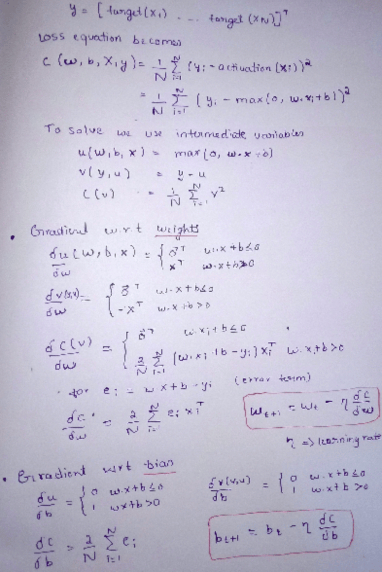 Gradient Calculation in Matrix Calculus for Deep Learning
