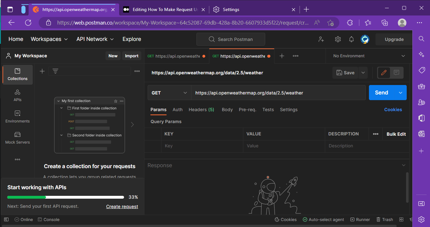 How to make a request using Postman