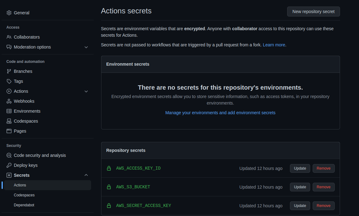 How to deploy a React application to Amazon S3 and GitHub actions