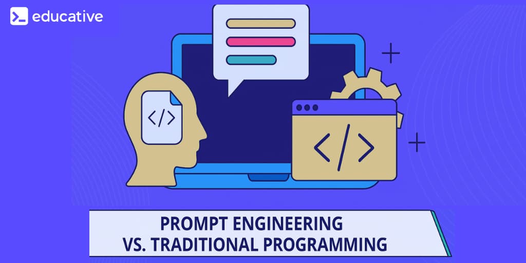 How does prompt engineering differ from traditional programming