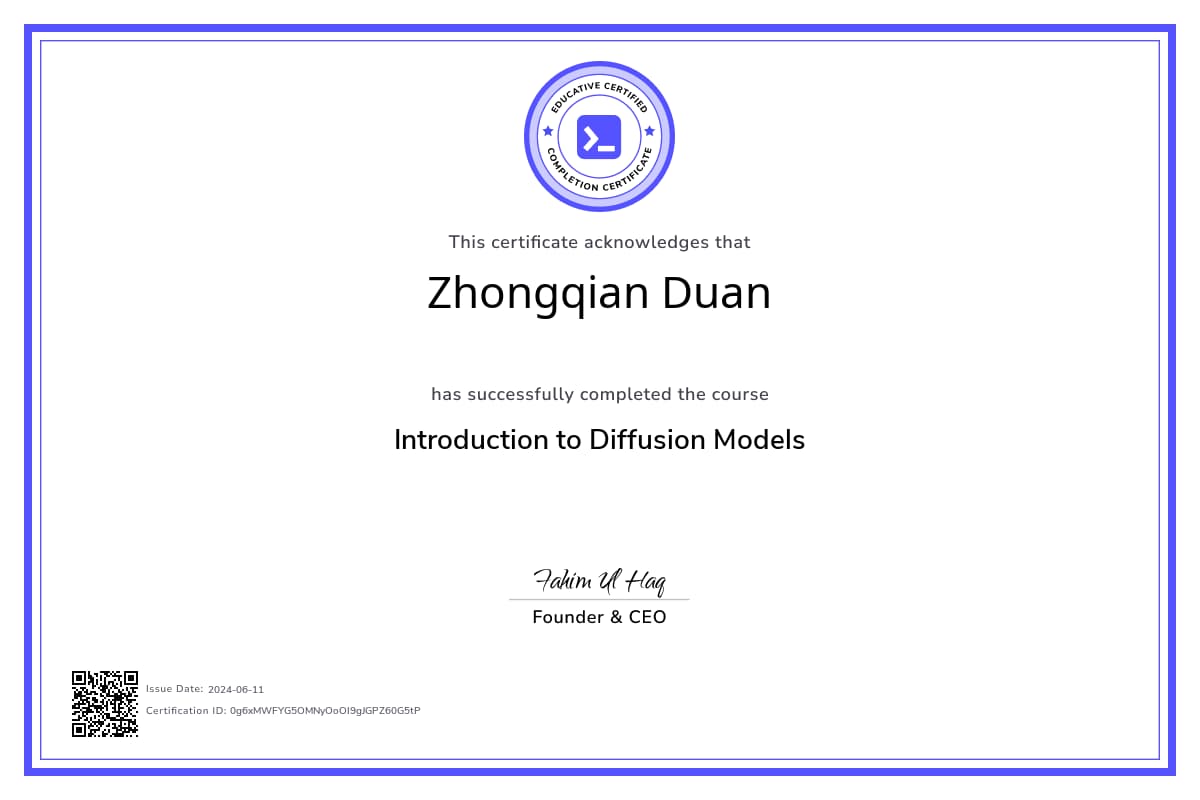 Course Certificate