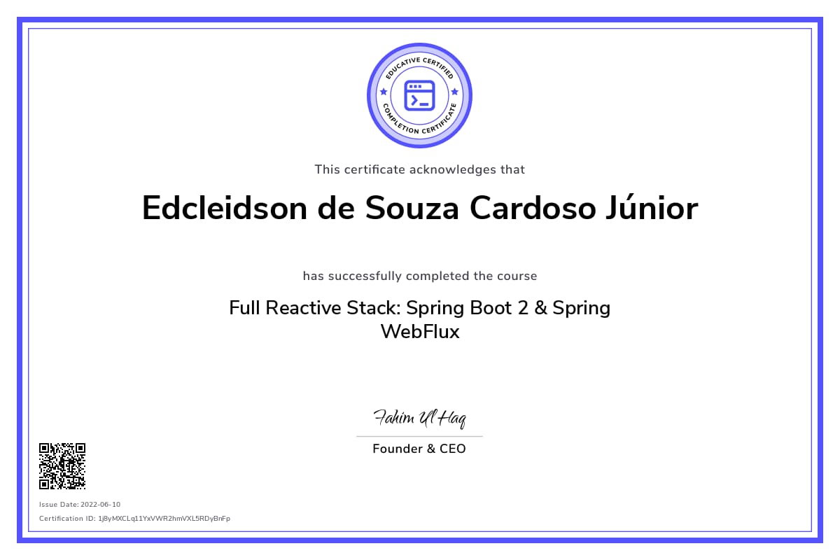 Personalized Path Certificate