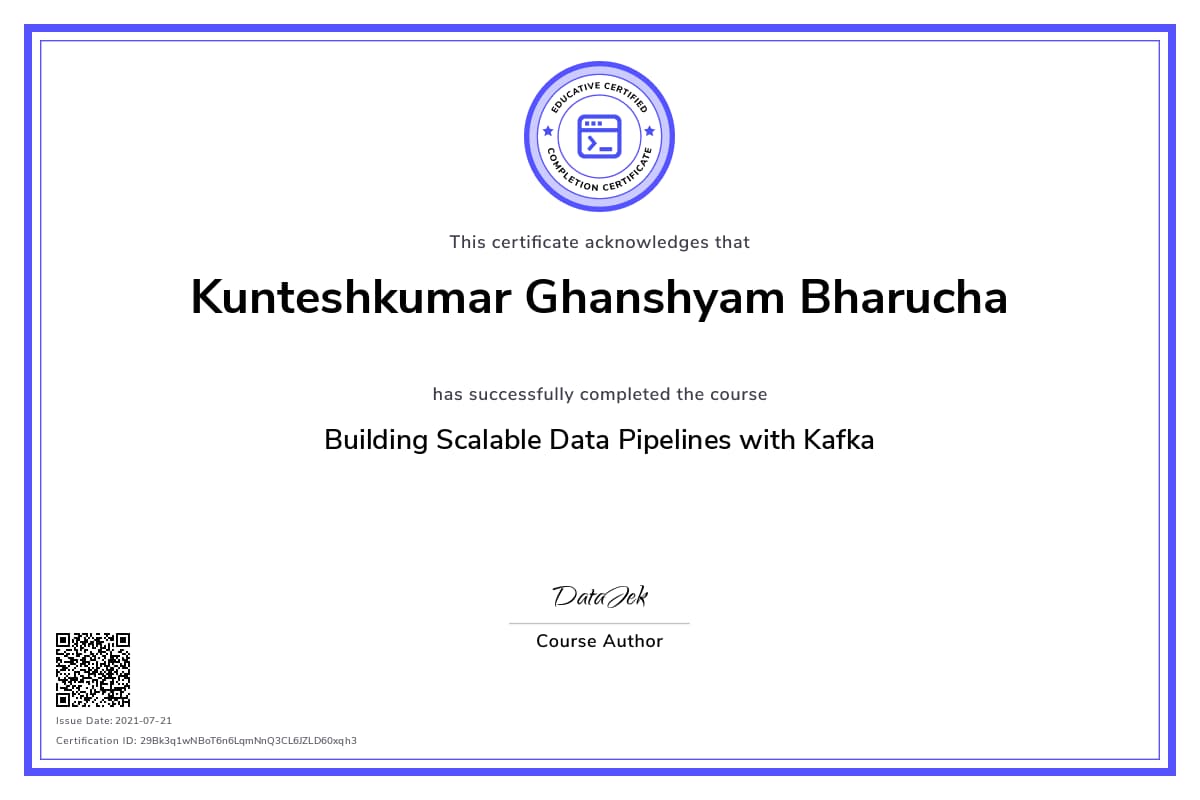 Personalized Path Certificate