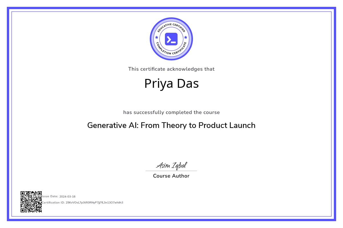 Course Certificate