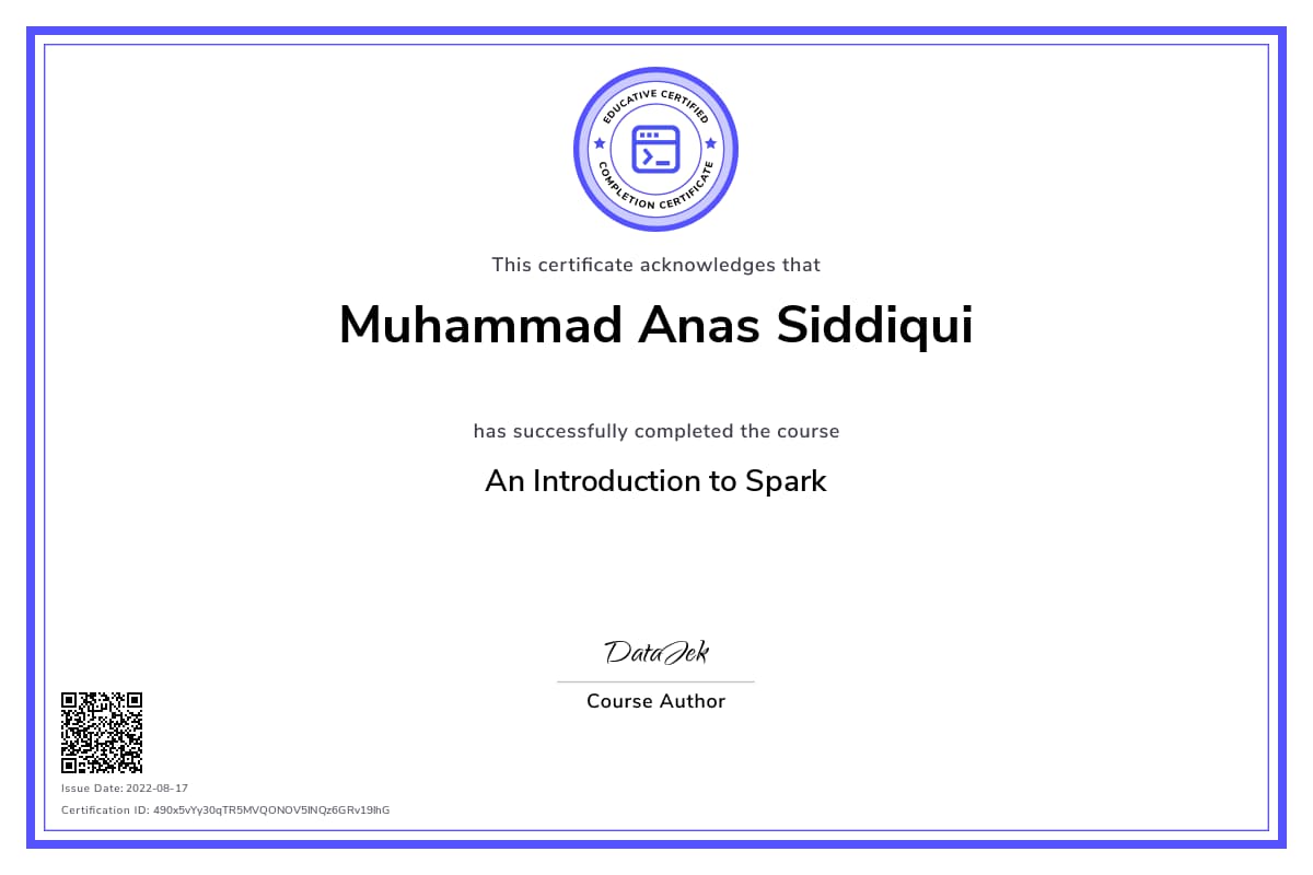 Personalized Path Certificate