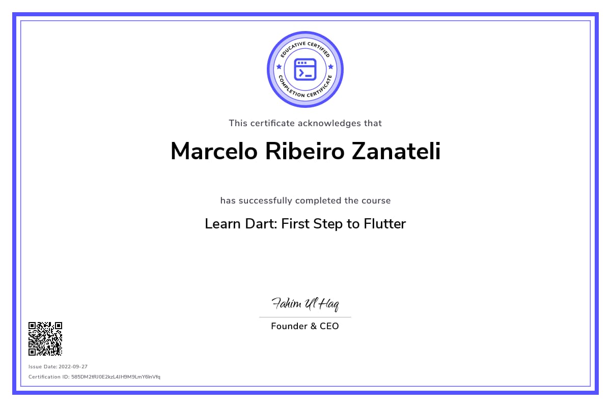 Personalized Path Certificate