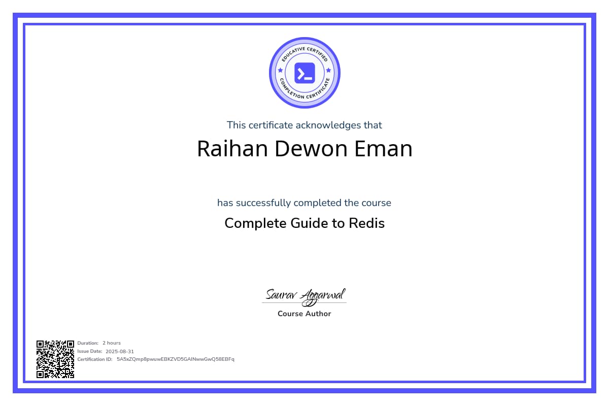 Course Certificate