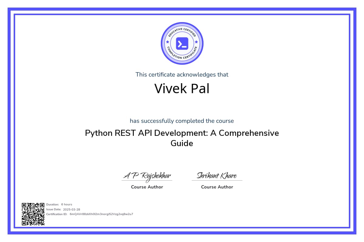 Course Certificate