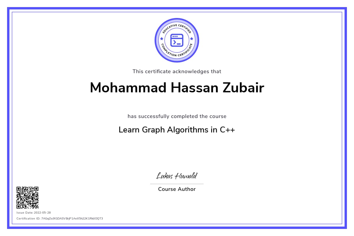 Personalized Path Certificate