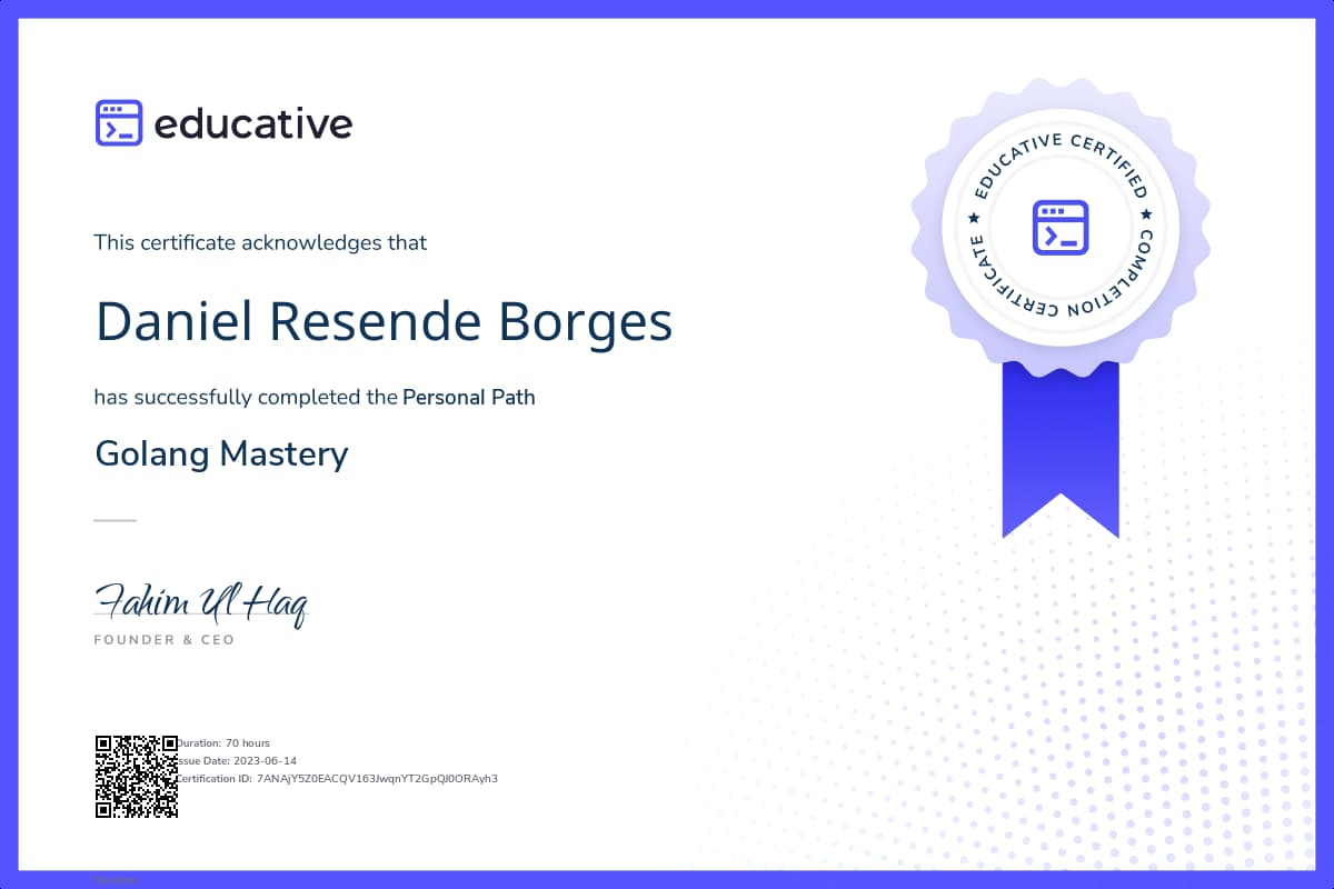 Personalized Path Certificate
