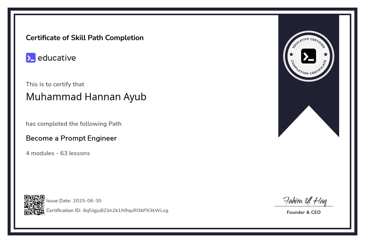Path Certificate