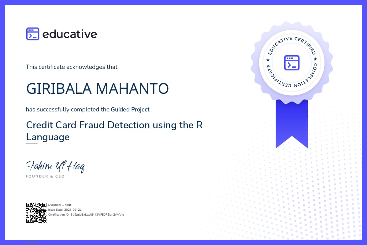 Project Certificate