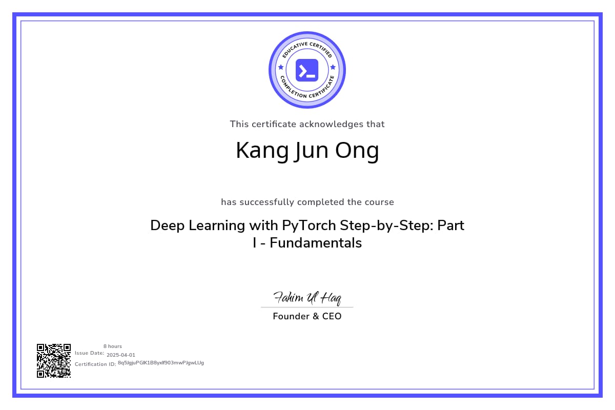 Course Certificate