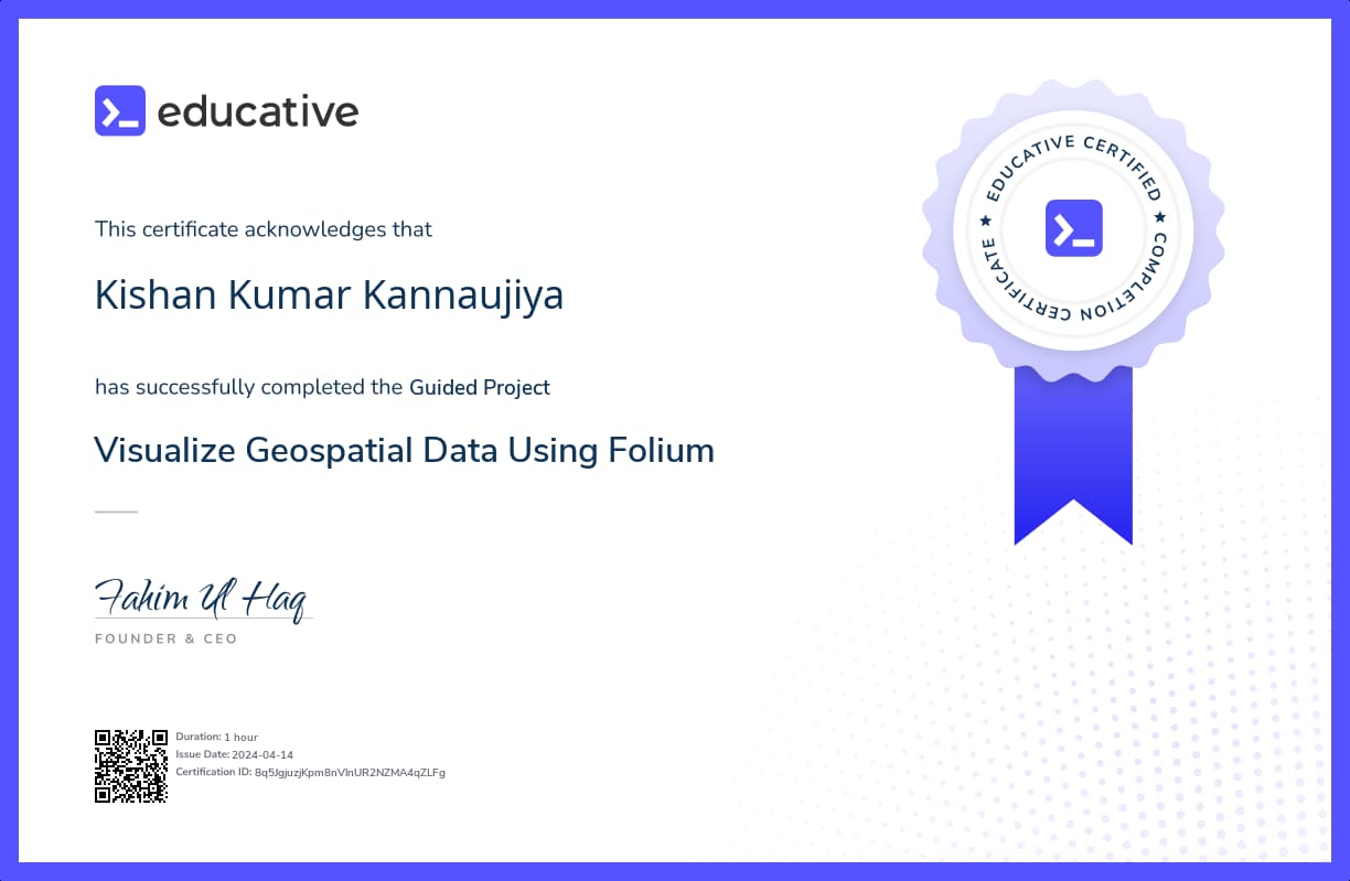Project Certificate