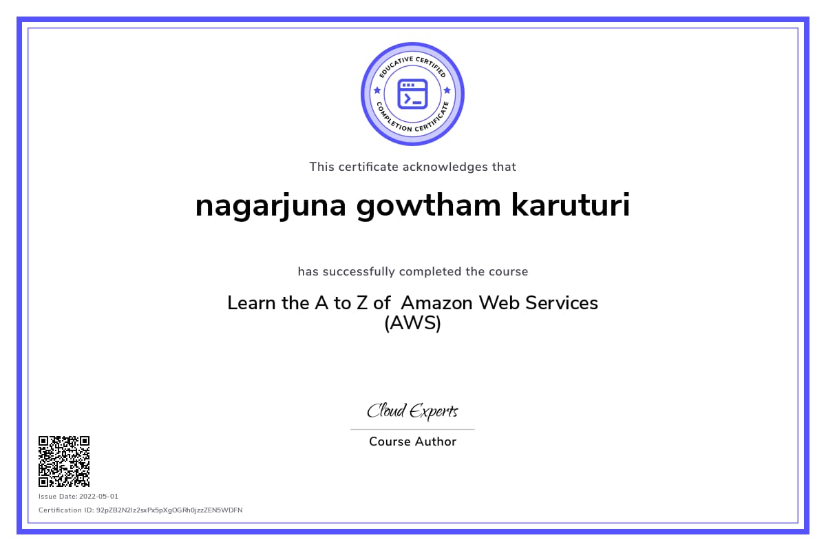 Personalized Path Certificate