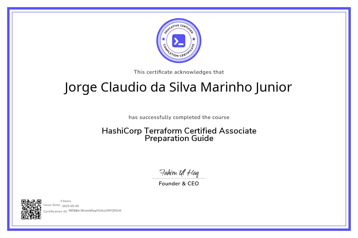 Course Certificate
