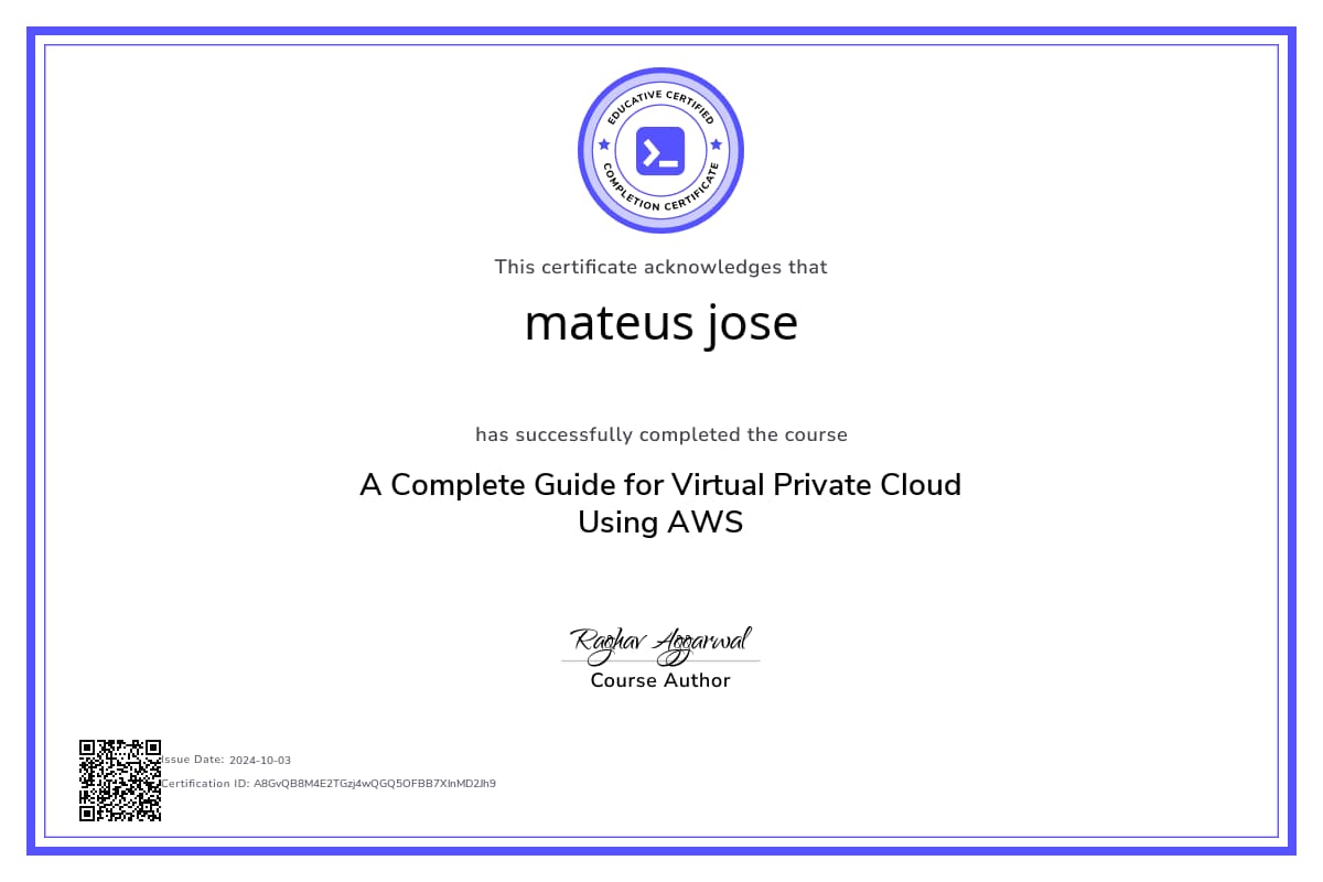 Course Certificate