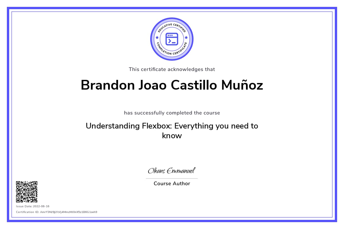 Personalized Path Certificate