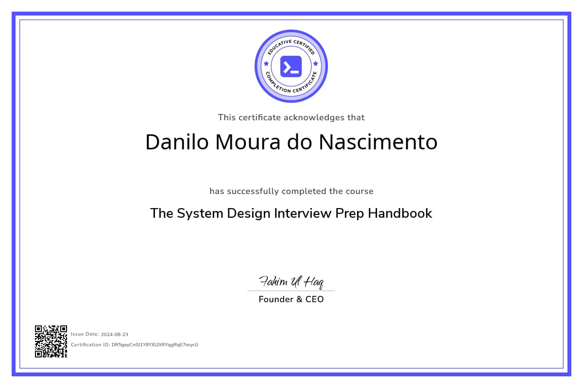 Course Certificate