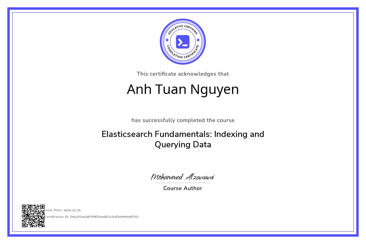 Course Certificate