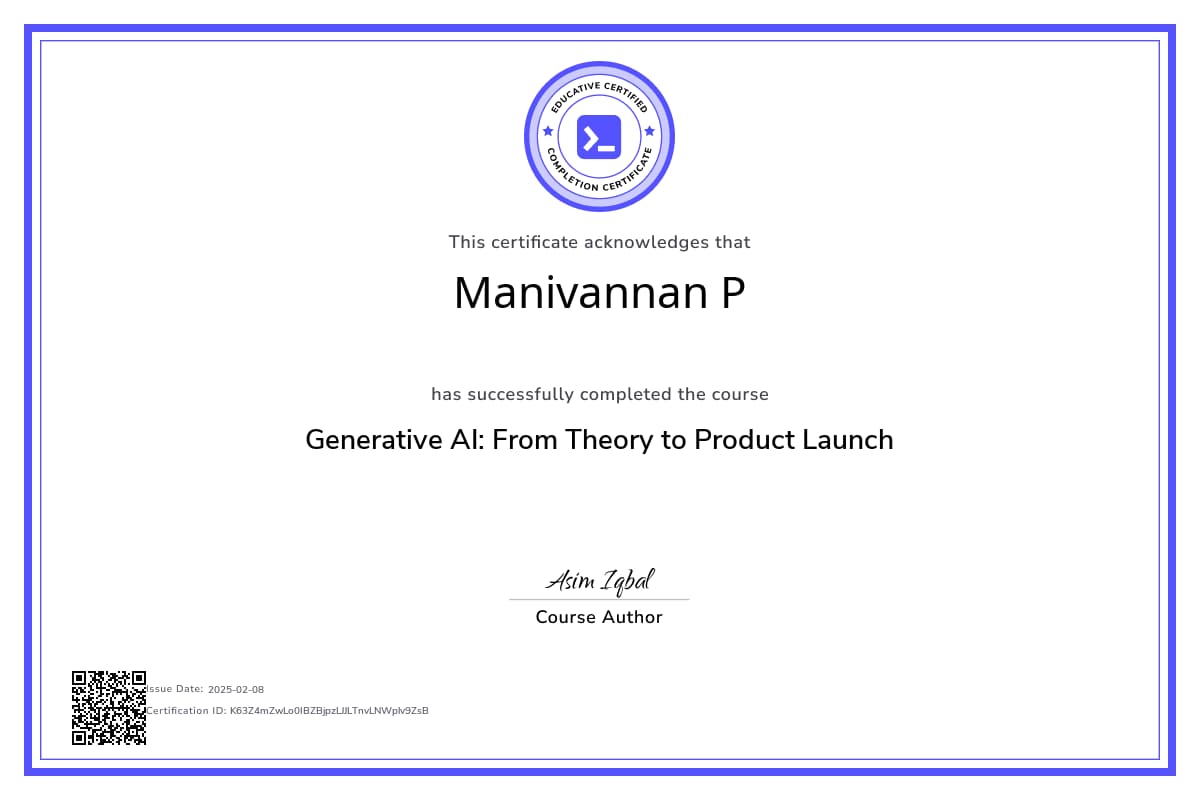 Course Certificate