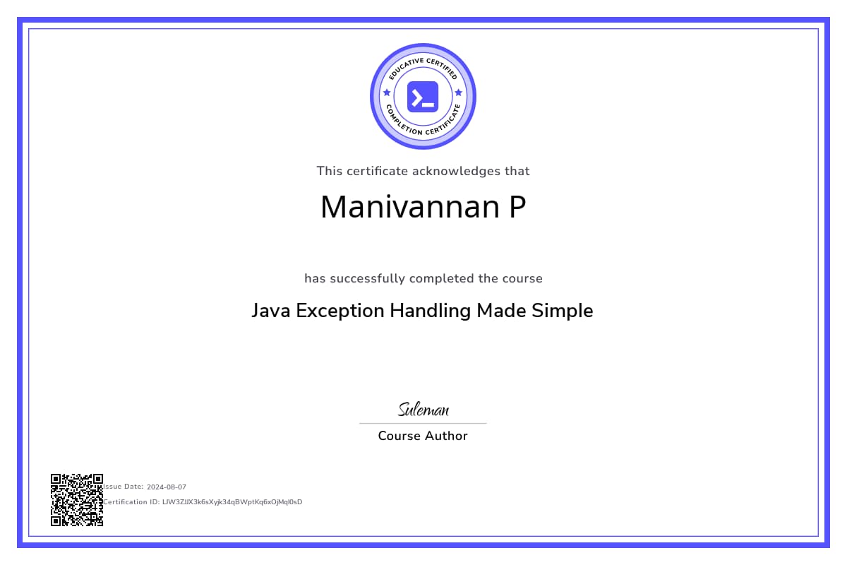 Personalized Path Certificate
