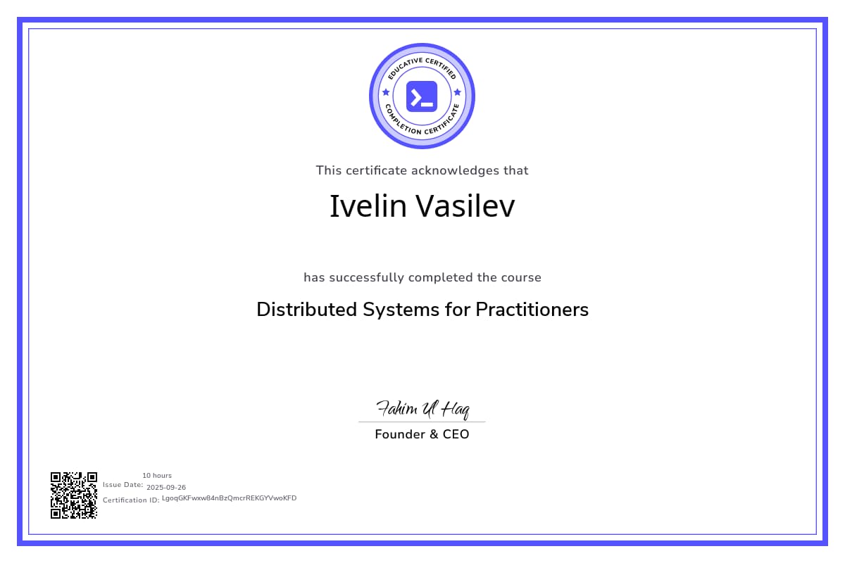 Course Certificate