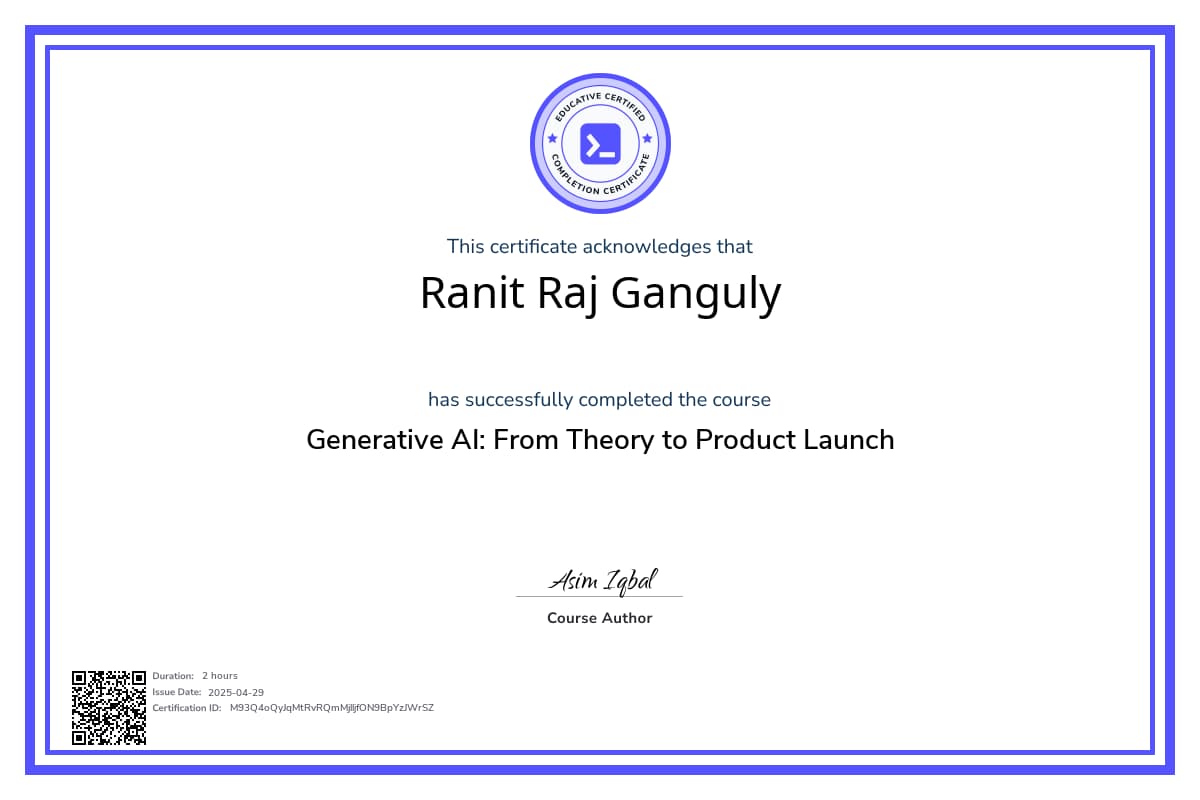 Course Certificate