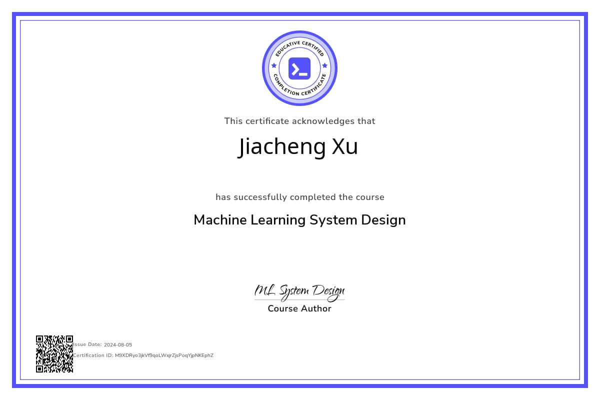Course Certificate