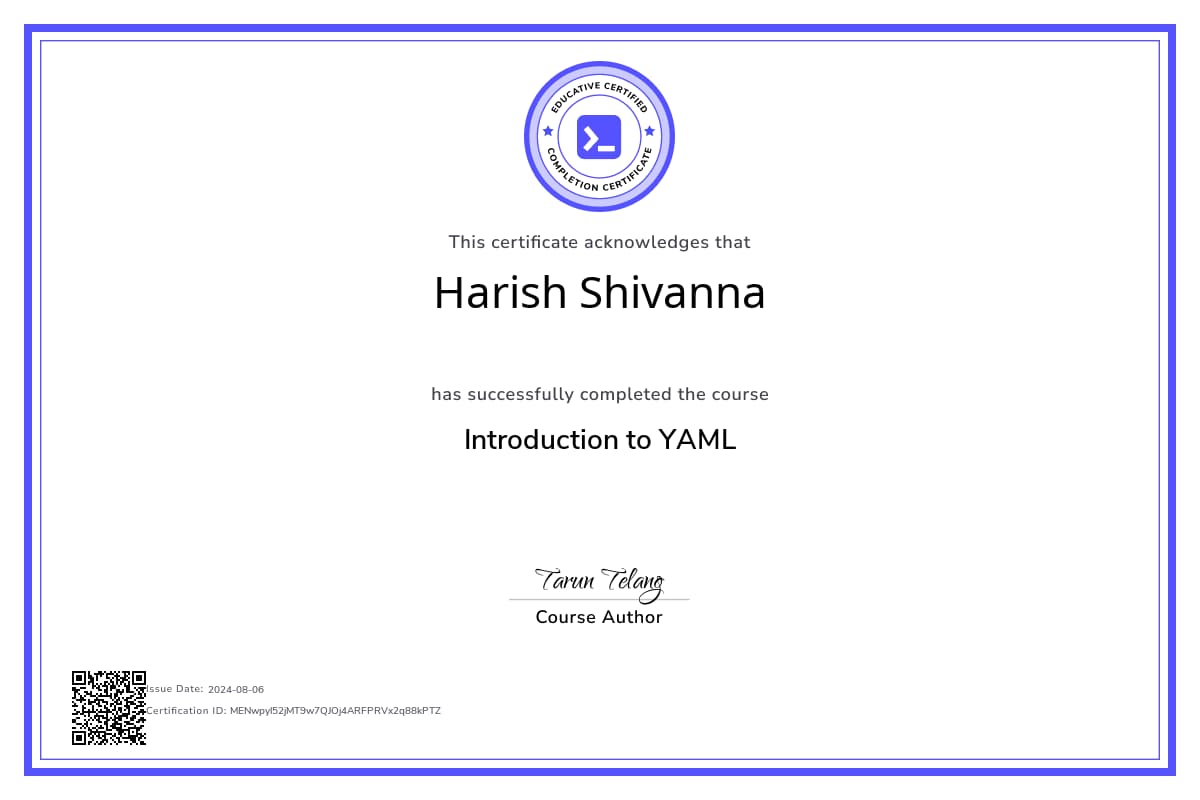 Personalized Path Certificate